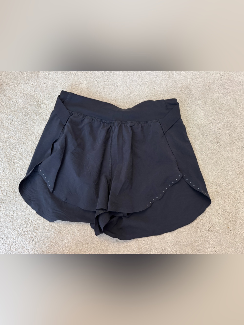 lululemon athletica Black Athletic Running Shorts